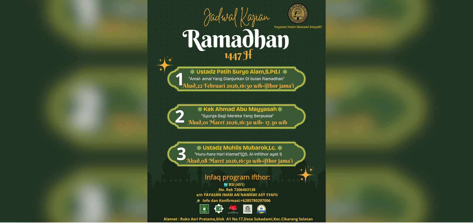Program Ramadhan 1447H