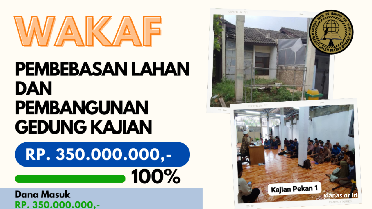 WAKAF PEMBEBASAN LAHAN DAN PEMBANGUNAN GEDUNG KAJIAN