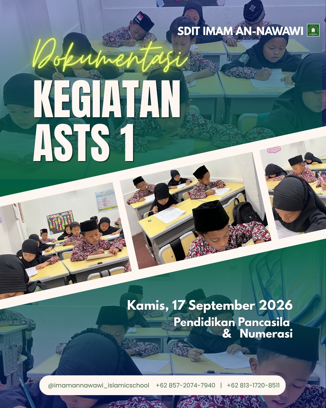 SDIT Imam An-Nawawi Laksanakan ASTS 1: Mengukur Pemahaman dan Perkembangan Belajar Siswa